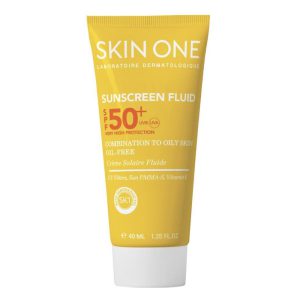 ضد آفتاب فلوئید پوست چرب SPF50 اسکین وان 40م