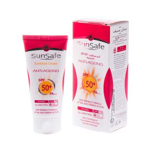 کرم ضد آفتاب و ضد چروک SPF50 سان سیف