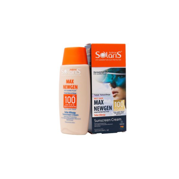 داروووآنلاین کرم ضد آفتاب مکس نیوژن مناسب پوست های حساس بژطبیعی SPF100 سولاریس آردن 100م